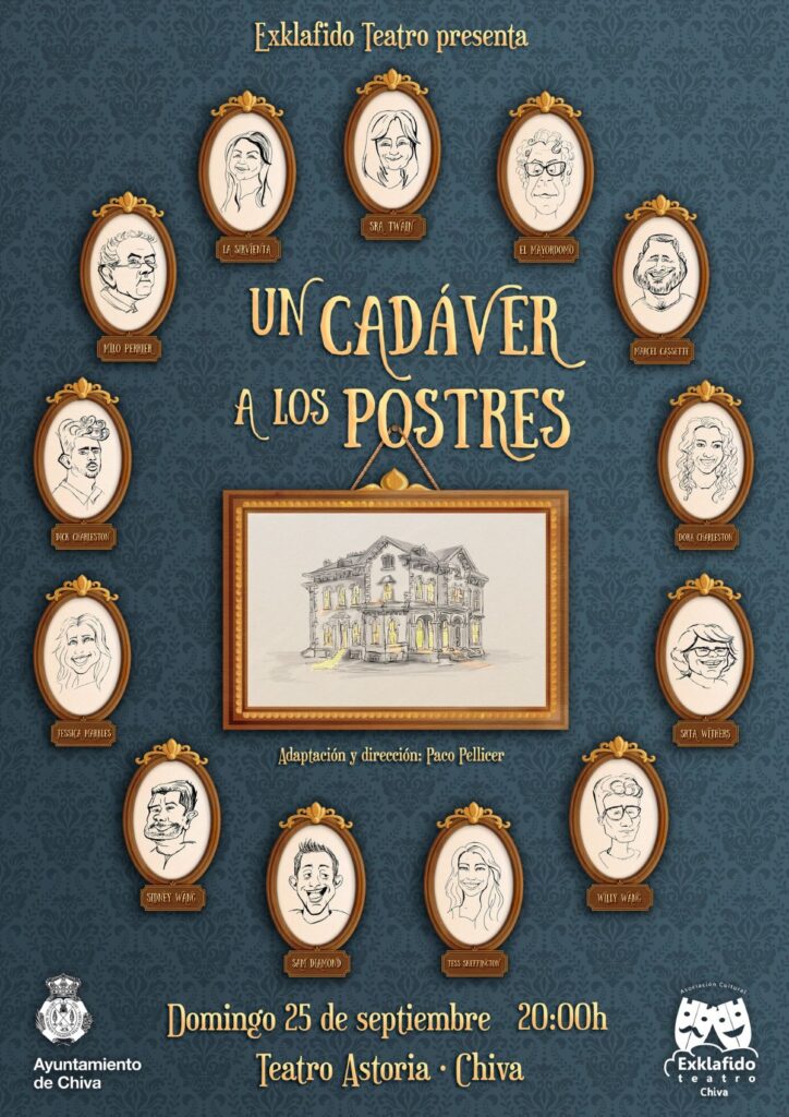 exklafido cartel un cadáver a los postres